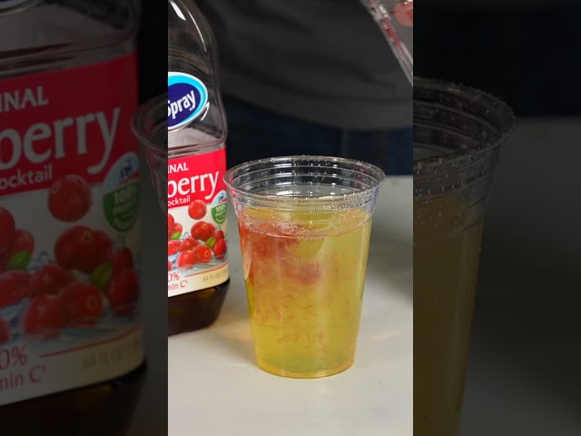 Bleaching Cranberry Juice