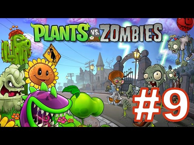 Plants vs Zombies - Прохождение с Андромаликом - 5. Глава КРЫША, часть 1