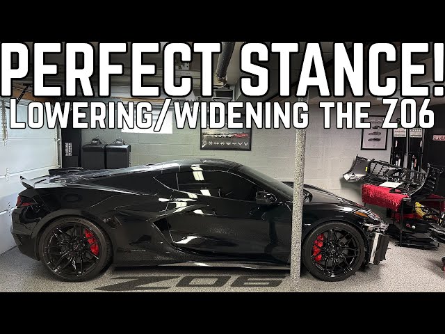 HOW to LOWER the C8 Corvette Z06 with the front end lift!