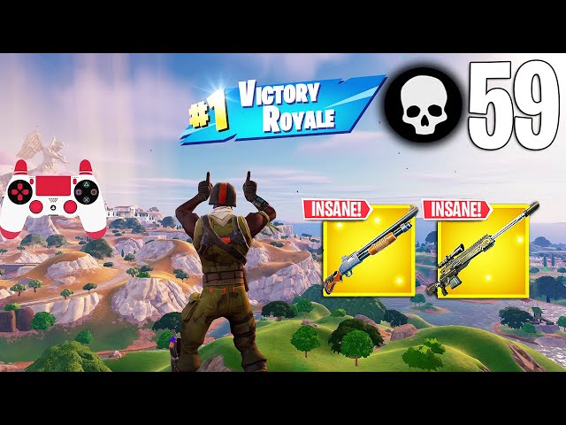 59 Elimination Solo Vs Squads Gameplay Wins (Fortnite Chapter 5 Season 2 PS4 Controller)