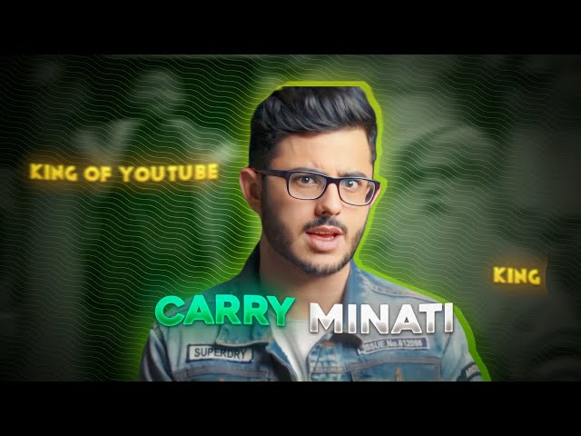 ELEVATED - CARRY MINATI EDIT  | KING OF YOUTUBE | CARRY ATTITUDE STATUS