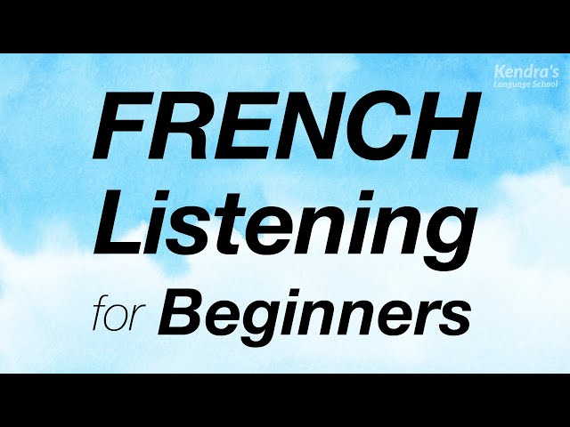 Effective French Listening Training for Super Beginners (Recorded by Professional Voice Actors)