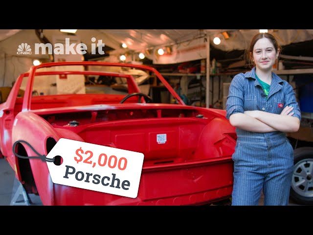 How This 14-Year-Old Is Converting A $2K Porsche Into An EV | Unlocked