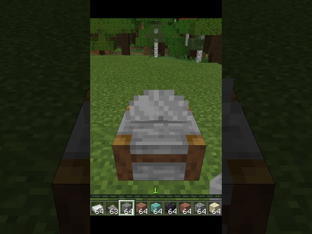 Minecraft Shorts - Fastest Way to Craft Stone The Stonecutter
