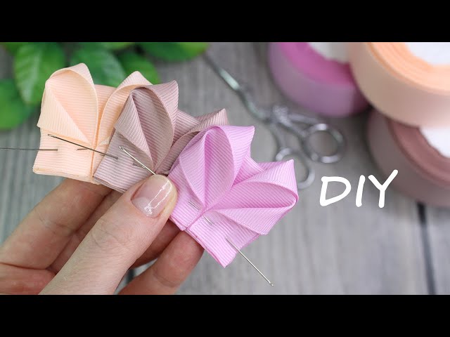 🎀 How to make chic bows! 🎀 DIY ribbon hair bows