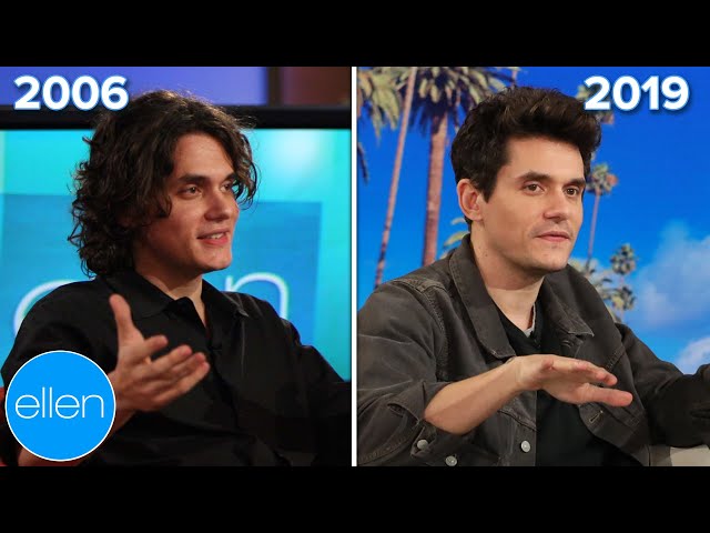 John Mayer's First & Last Appearances on The Ellen Show