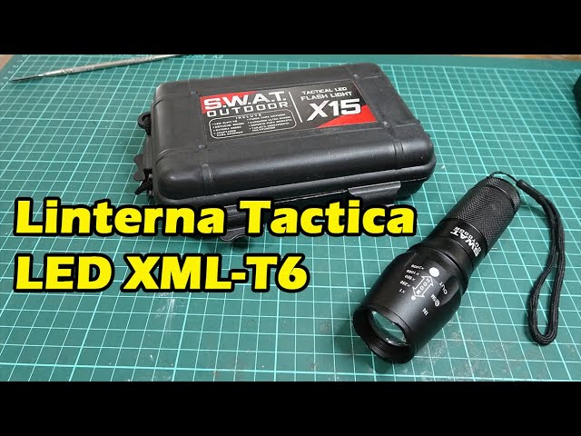 Linterna Táctica LED XML-T6
