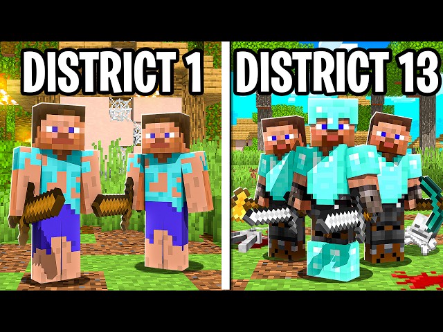 100 Players Simulate THE HUNGER GAMES in Minecraft!