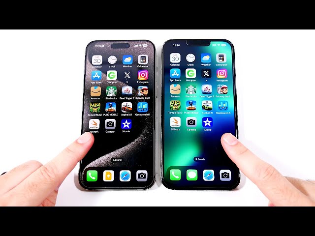 iPhone 15 Pro Max vs iPhone 13 Pro Max Speed Test