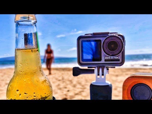 DJI OSMO ACTION Cam Review - Unboxing, Updating & Beach Torture Test (GoPro Killer!?)