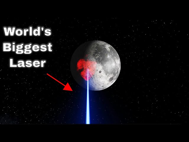 Shining The World's Most Powerful Laser At The Moon!