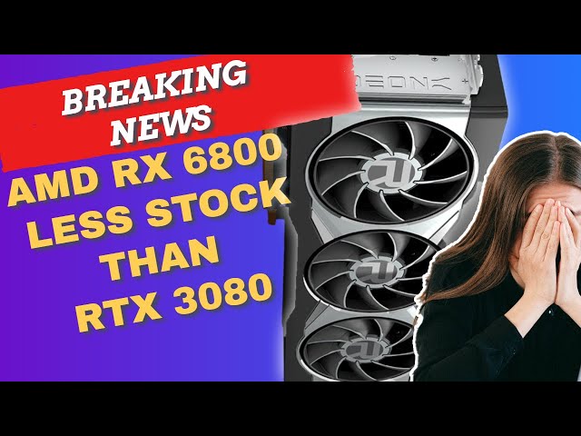 AMD 6800, 6800 XT LAUNCH WORSE THAN 3080! EXTREMELY LOW STOCK #Shorts