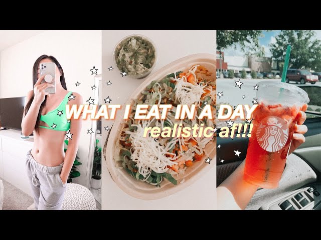 WHAT I EAT IN A DAY IN MY LIFE *realistic af* pt 2 | 2020