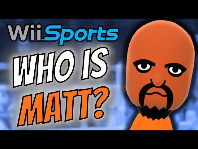 The ORIGINS of Matt from Wii Sports