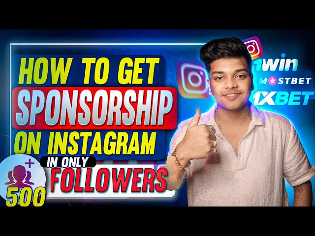 Instagram Par Sponsorship Kaise Le 2023 (😍In Only 500 Followers) How To Get Sponsorship In Instagram