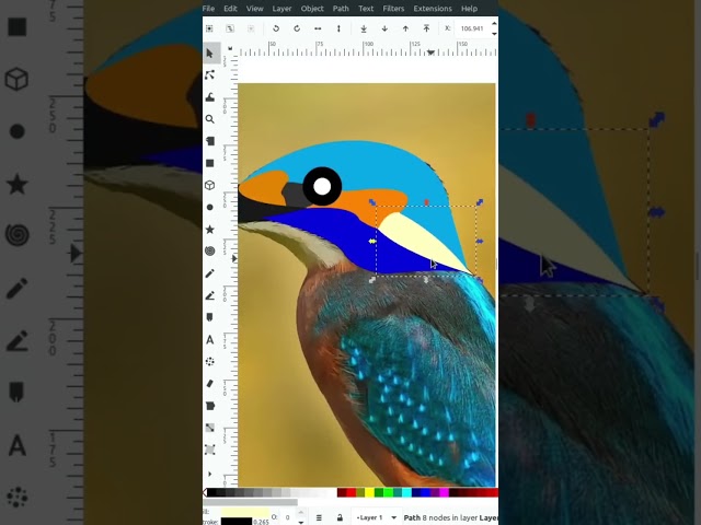 Vector Image Trace In Inkscape