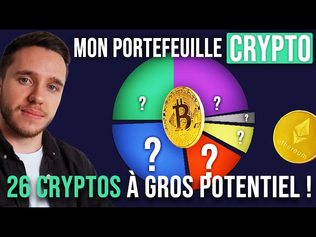 Mon Portefeuille CRYPTO : les 26 cryptos à GROS potentiel !  (+ stratégies à mettre en place)