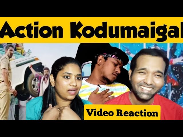 Funny Fight Scenes Kodumaigal Troll Video Reaction 🤣😁😱🙄|Empty Hand | Tamil Couple Reaction