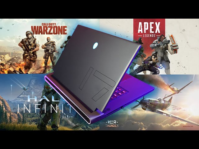 Alienware M17 r5 Gaming -  10 Games Tested at 1080p, 1440p & 4k