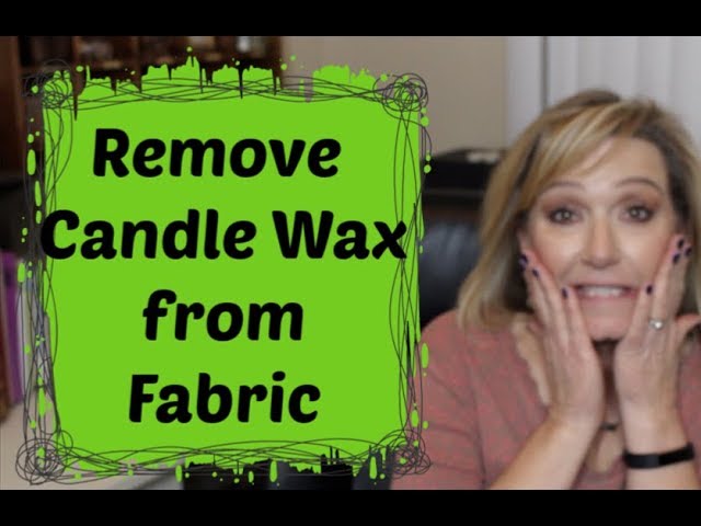 Remove Candle Wax from Fabric or Carpet