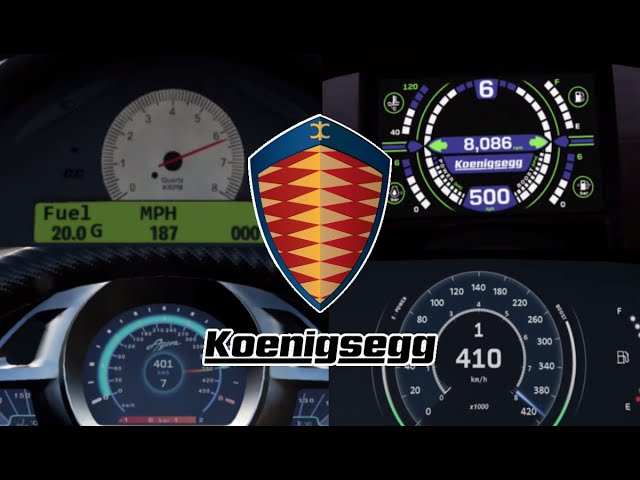 [FH5] All Koenigsegg Cars Acceleration Battle 0-500 km/h
