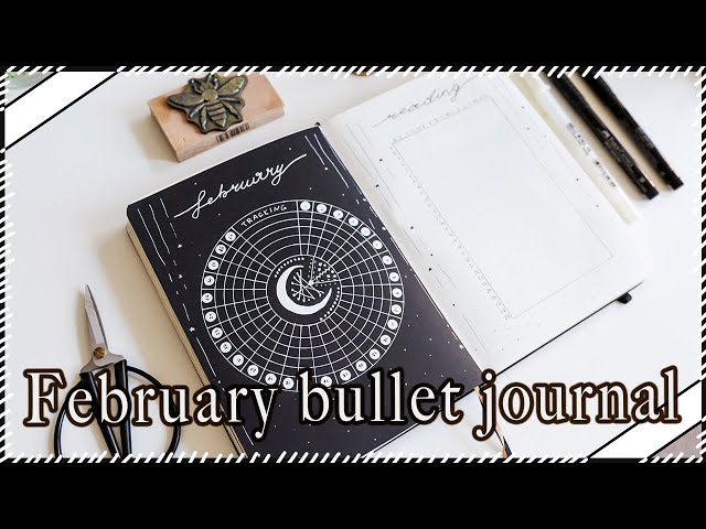 February Bullet Journal Plan With Me | Book Roast