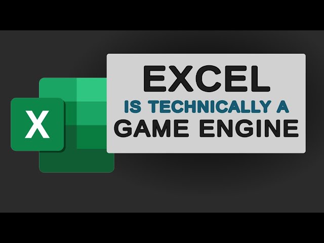 What does a Game Engine actually do?