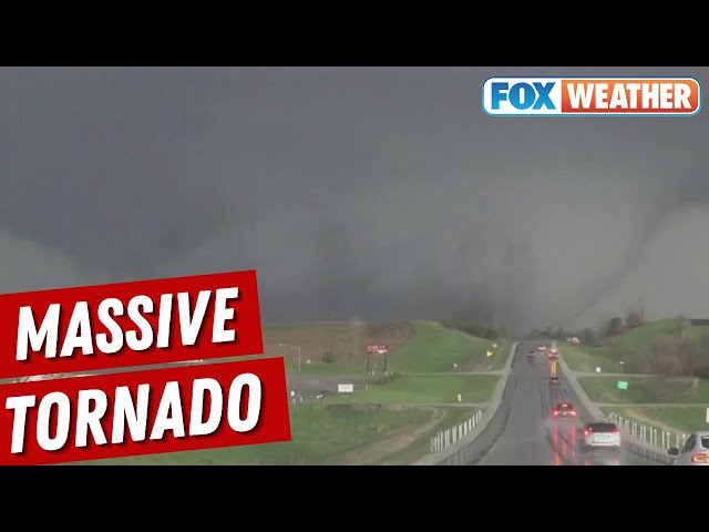 Massive Wedge Tornado Moves Through Iowa