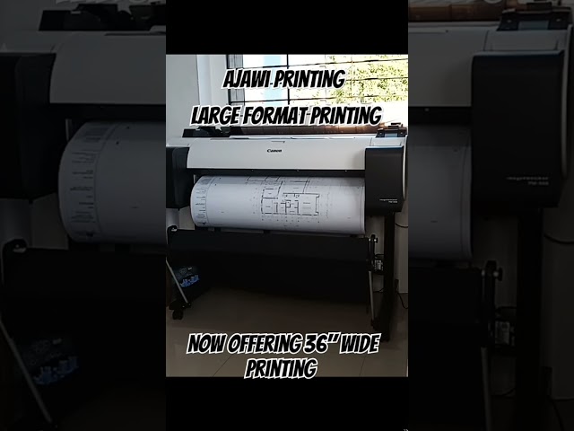 Now printing as large as 36" x 96". For all your large format printing, we got you.Call 876-312-6036