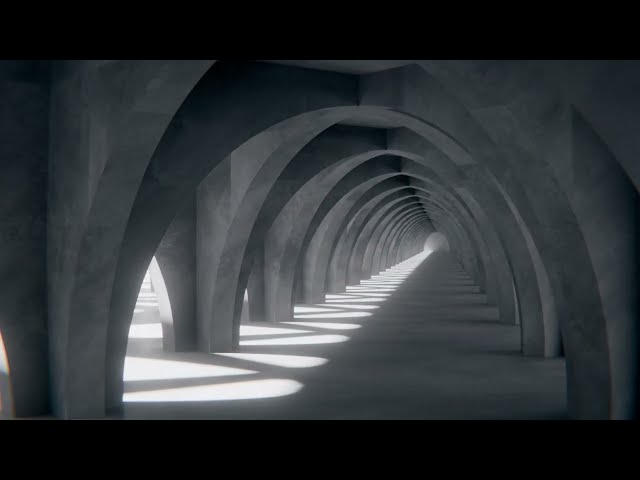 Brutalism Arches - Blender timelapse animation