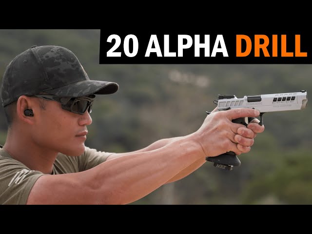 20 Alpha Pistol Drill with Tactical Hyve
