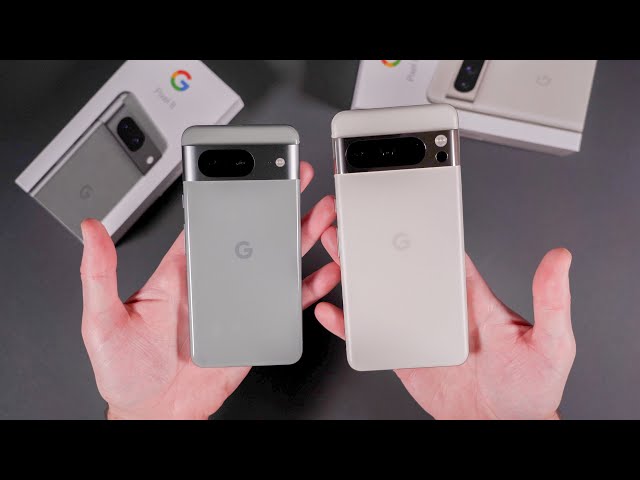 PIXEL 8 and PIXEL 8 Pro Unboxing and TOUR
