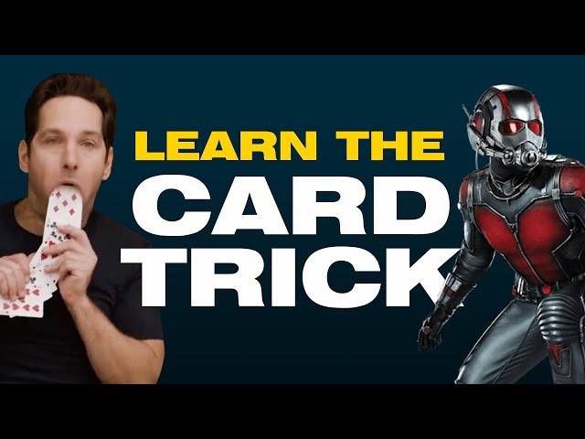 How to THROW UP Cards like Ant-Man (Taught by a REAL Magician)