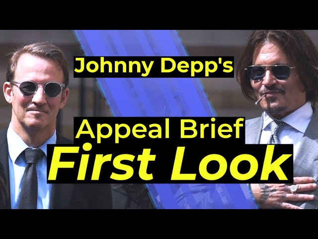 Johnny Depp Appeals $2mil Judgment for Adam Waldman Statements - Brief filed - Attorney Analysis