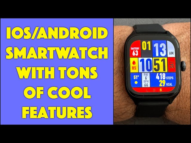 AMAZFIT GTS 4 Smartwatch -- DEMO & REVIEW