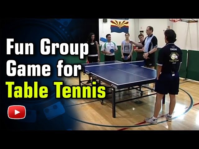 Table Tennis - A Fun Game for A Group of Students