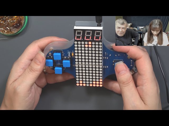 DIY Game console kit - Lesson 2 - Learning electronics with Diana