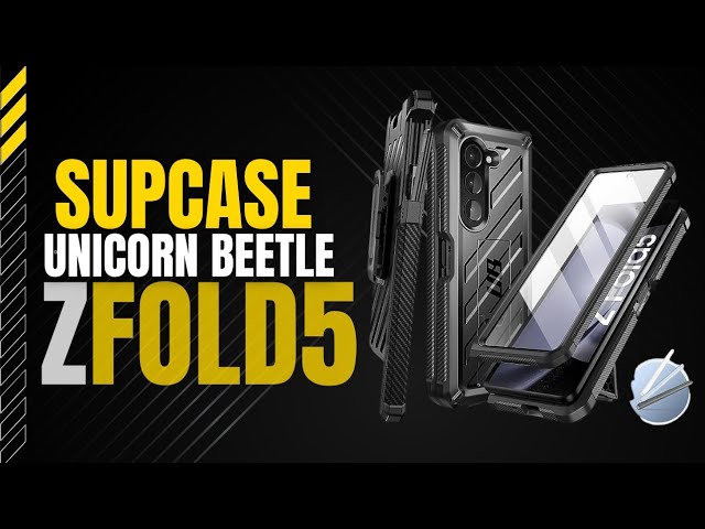 Samsung Galaxy Z Fold 5 - Supcase Unicorn Beetle Case with Kickstand and S Pen Holder