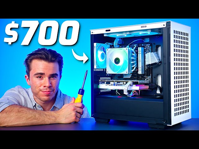 The BEST 👑 $700 Budget Gaming PC ⚡ Build Guide, Gameplay 2024