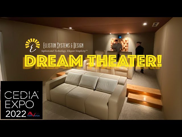 DREAM THEATER! Step Into a Keith Yates Design Home Theater at Elliston Systems & Design in Dallas!