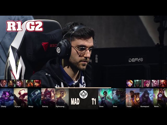 MAD vs T1 - Game 2 | Round 1 LoL MSI 2023 Main Stage | Mad Lions vs T1 G2 full game
