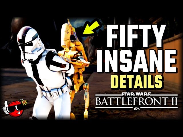 50 INSANE DETAILS on Naboo - Star Wars Battlefront 2 Theed Capital Supremacy *NEW MAP*