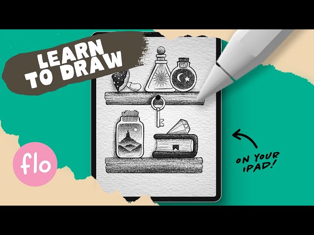 PROCREATE Easy Pen and Ink Drawing - Step by Step Procreate Tutorial