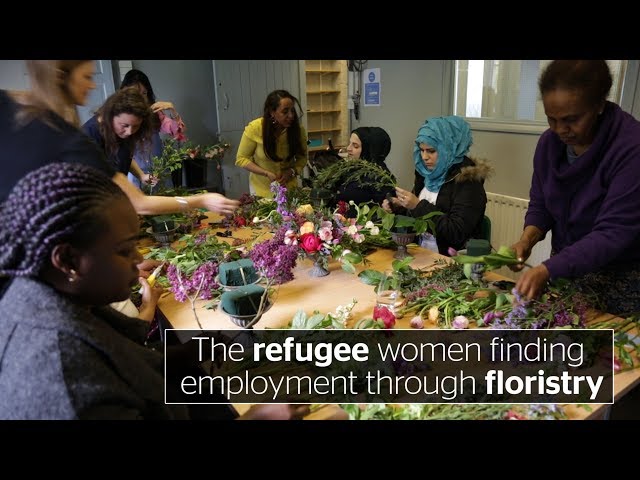 Bread and Roses: Meet the refugee women finding employment through floristry