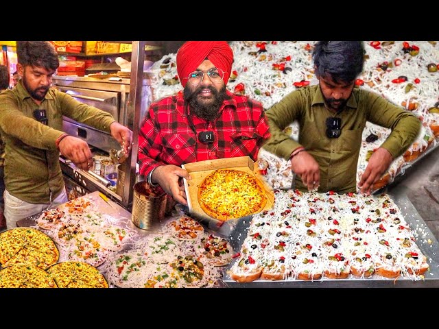 Rs.99/- Ultimate Pizza | ZZZ Pizza Corner | Delhi Street Food Tour