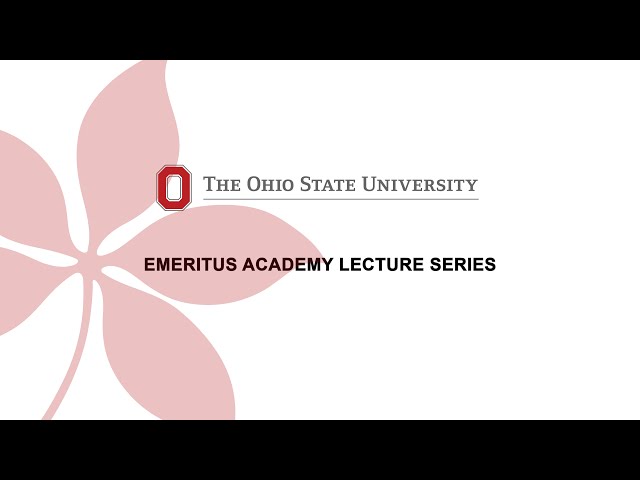 Emeritus Academy Lecture - Thomas Wickizer