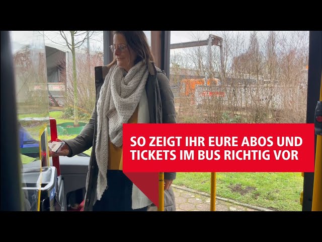 „Bitte vorn einsteigen!“ So zeigt Ihr Euer Abo oder Ticket im Bus am besten vor!