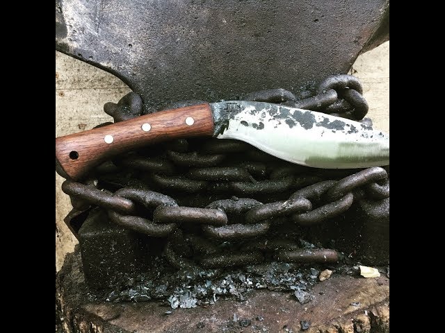 Forging a Kukri knife
