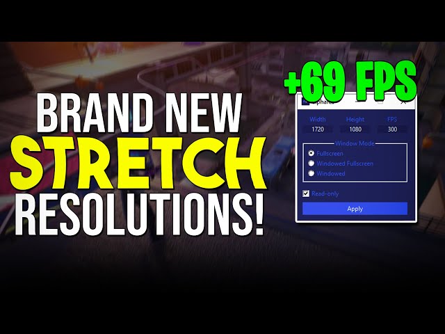Use This TOOL NOW to Boost FPS in Fortnite Chapter 4 Season 2 - Best Stretched Resolutions!