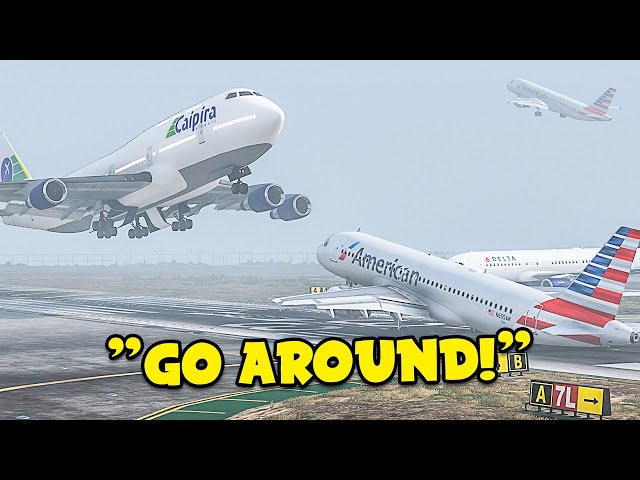 Landing WITHOUT Visibility in GTA 5 FiveM Flight Simulator